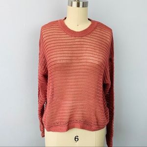 Forever 21 Open Weave Knit Top
